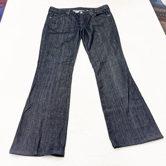7 For All Mankind A Pocket Dark Wash Denim Jeans Size 32 - Picture 2 of 7